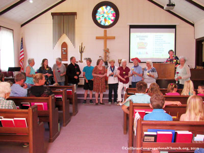VBS teachers at Collbran Congregational Church in Collbran Colorado
