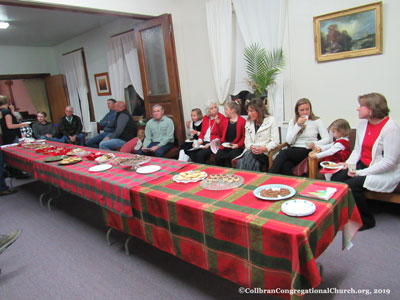 Fellowship at the Collbran Congregational Church in Collbran Colorado