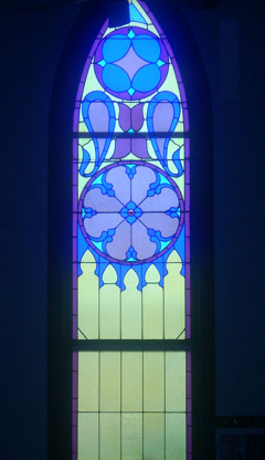 Stained Glass Window - Welcome to Collbran Congregational United Church of Christ