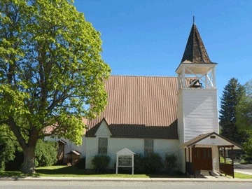 Collbran Congregational Church circa 2010's in Collbran Colorado